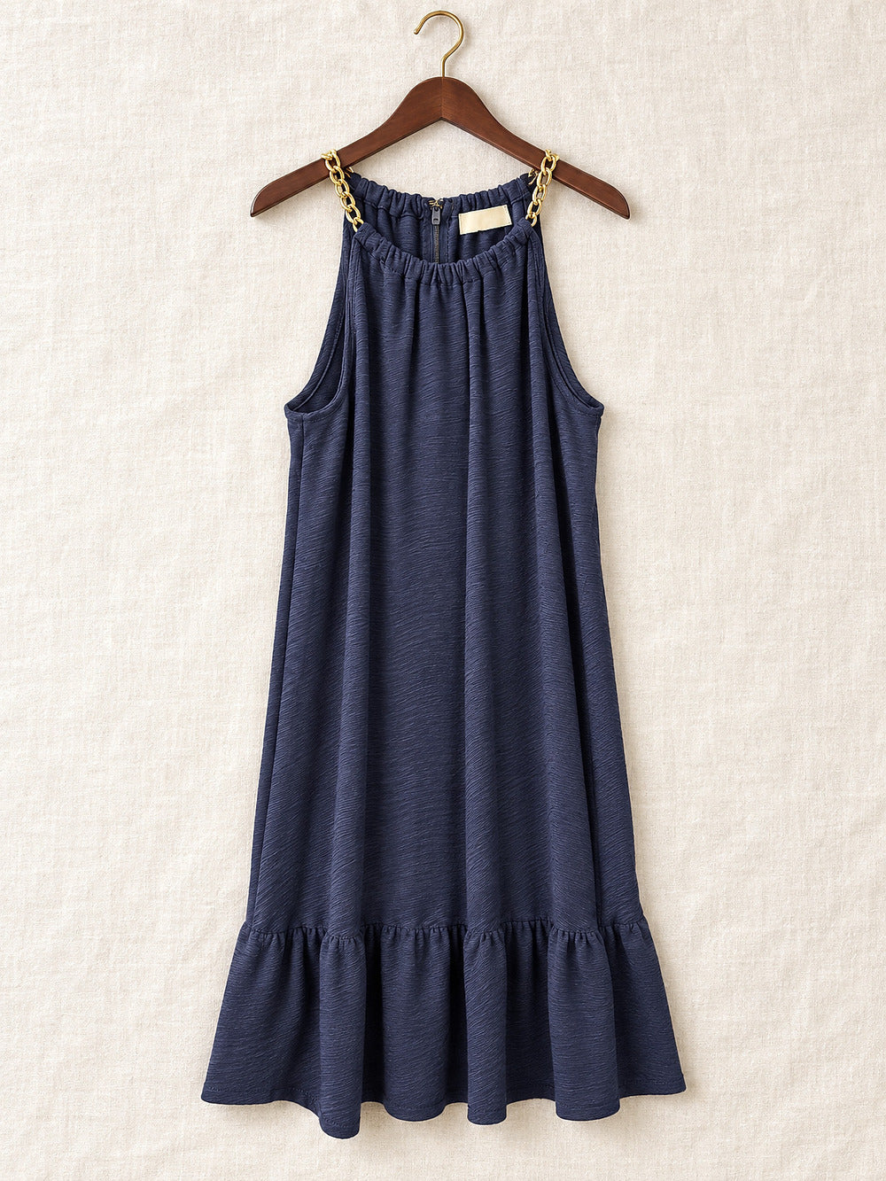 ⚜️ Michael Kors | Chain-Neck Mini Dress | Navy NWOT 💗