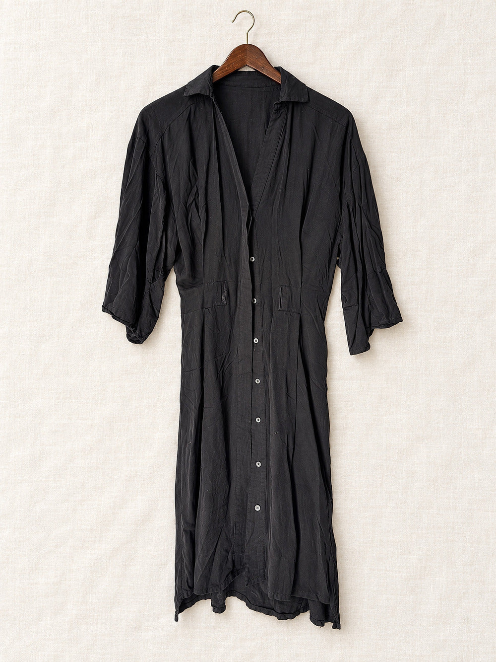 ⚜️ AllSaints | Black Button-Down Midi Dress | Size US 0 💗