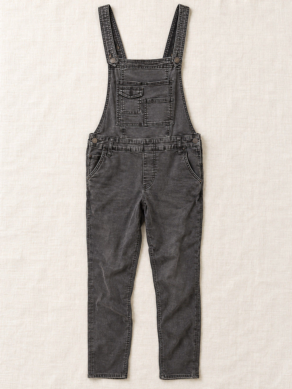 ⚜️ Free People | Charcoal Denim Overalls | Size 27 💗