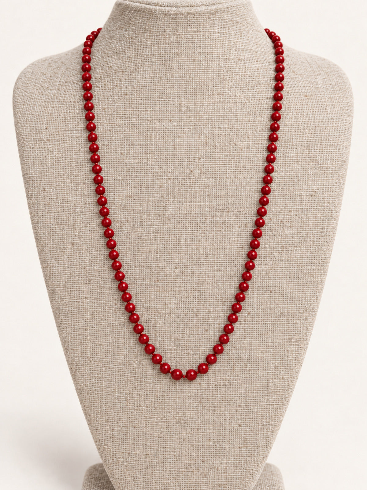 ⚜️ Enamel Necklace | Vibrant Red Statement | Hooked 💗