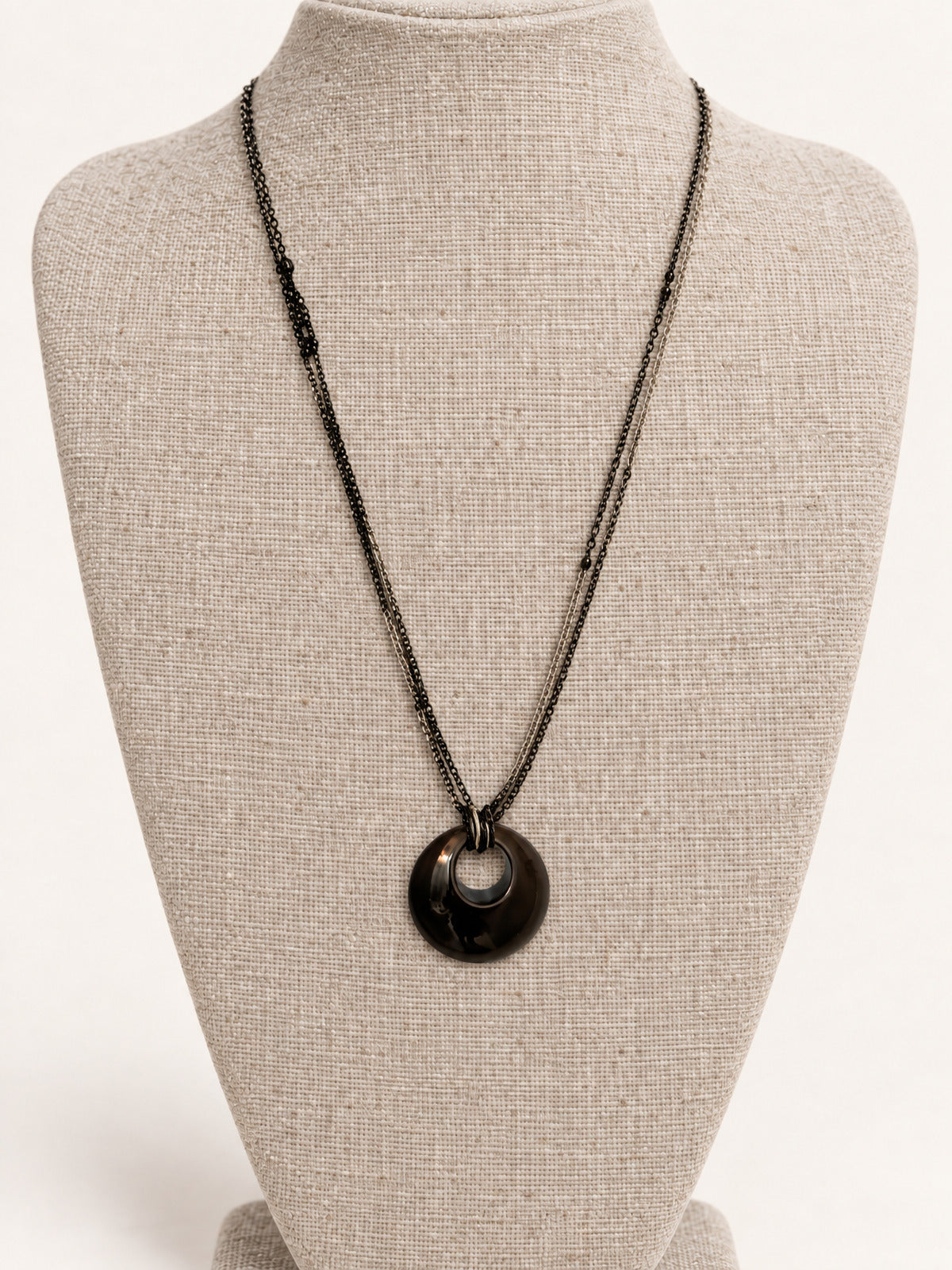 ⚜️ Metal Necklace | Minimal Statement | Black 💗