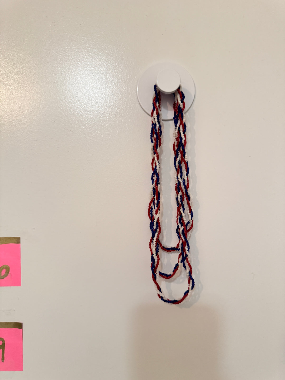 ⚜️ Beaded Necklace | Vibrant Colors | Red, White, Blue 💗 — photo 2