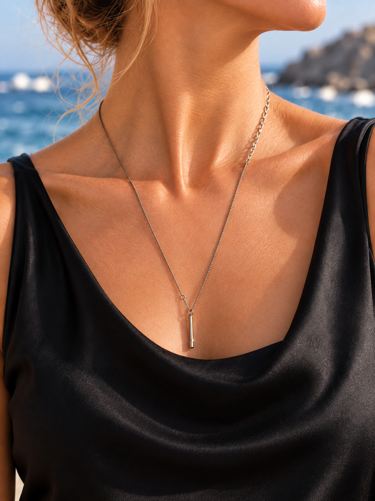 ⚜️ Silver-Tone Necklace | Minimal Design | Silver-Tone 💗