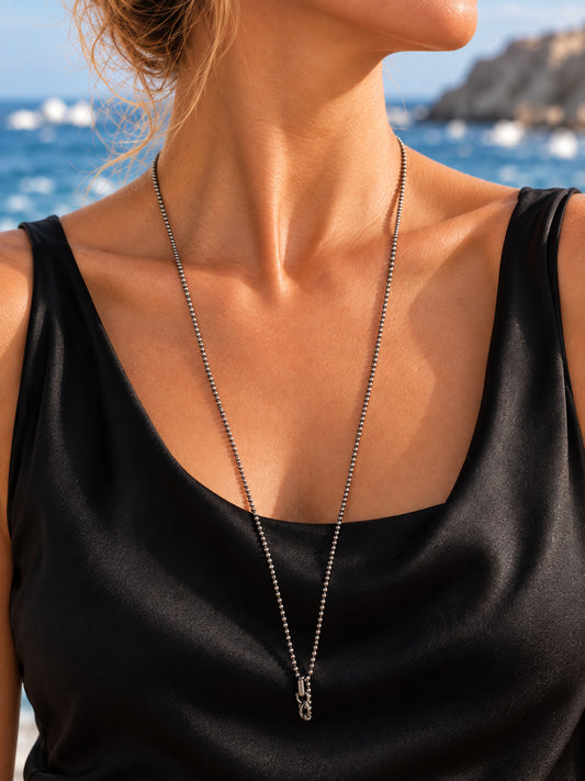 ⚜️ Silver-Tone Necklace | Minimalist Elegance 💗
