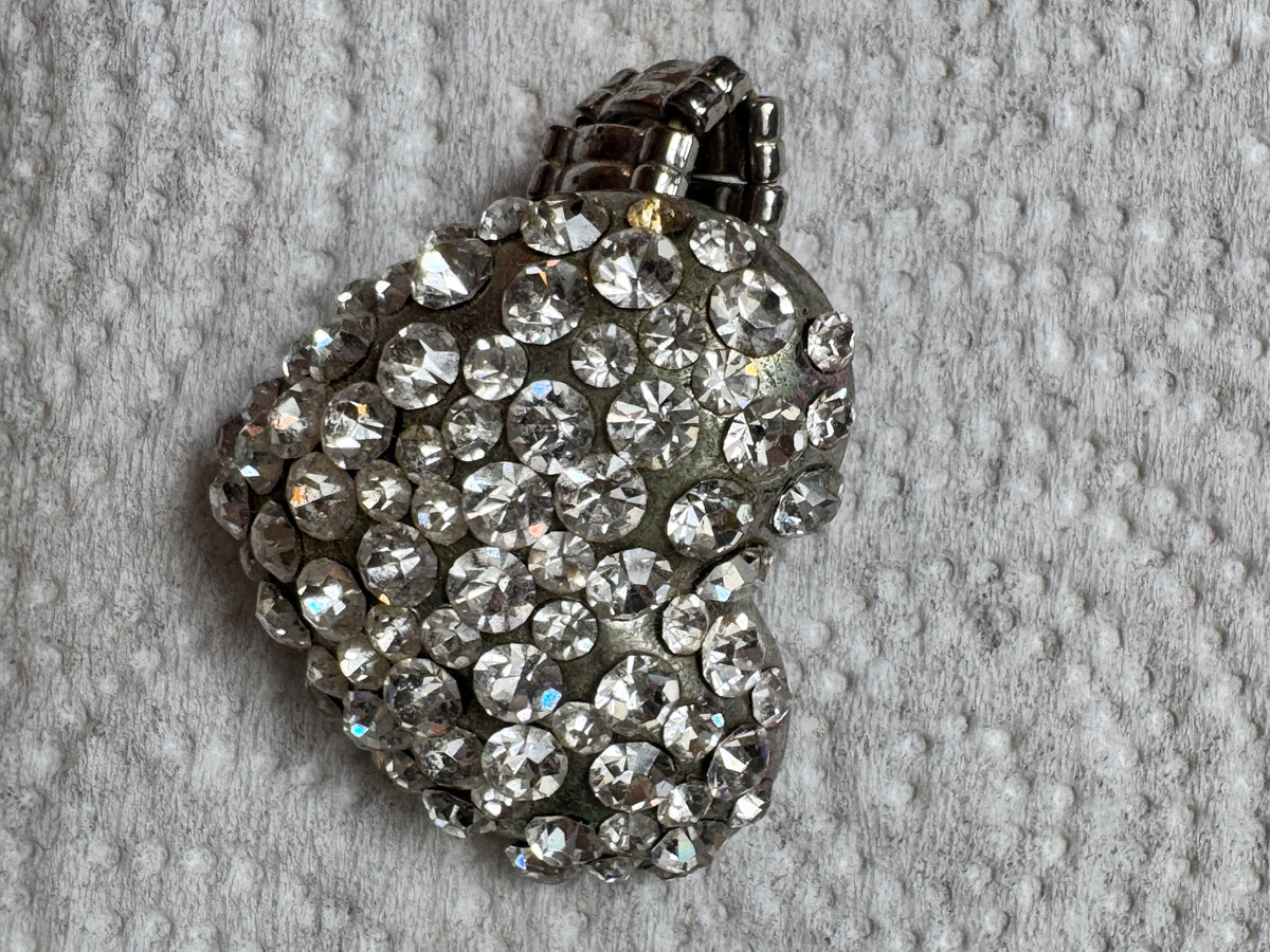 ⚜️ Pavé Rhinestone Stretch Ring | Apple Shape | Clear Crystal-Look 💗 — photo 3