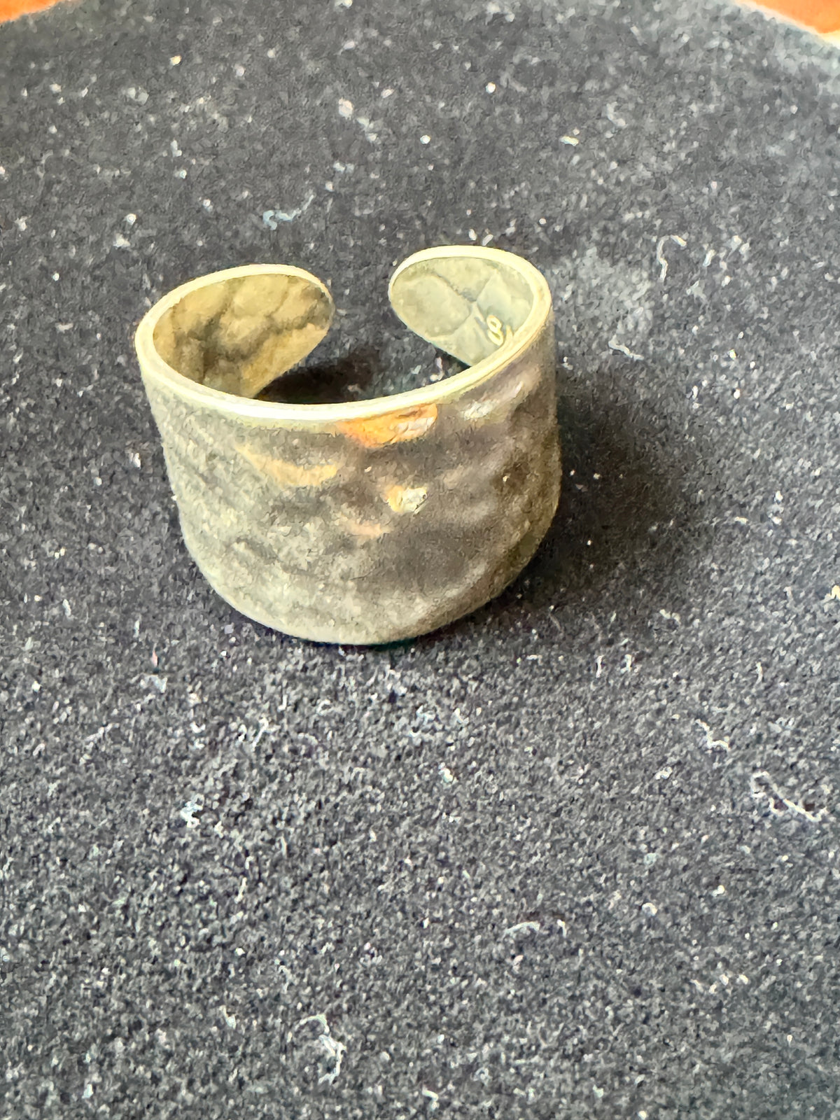 ⚜️ Sarah Coventry | Wide Cuff Ring | Oxidized Rustic Adjustable 💗 — photo 4