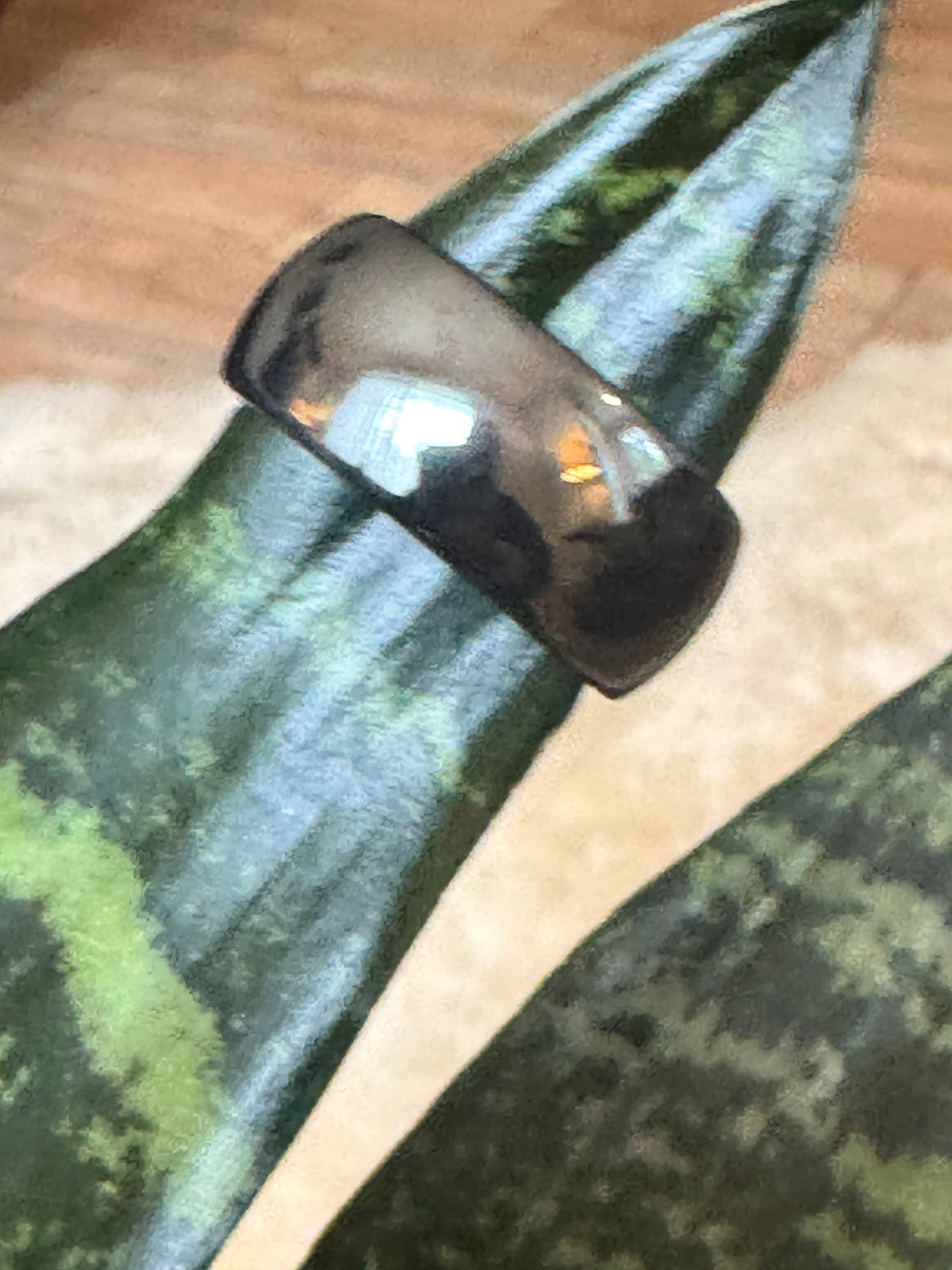 ⚜️ Wide Dome Band Ring | Silver-Tone | Size 9 Travel Stack 💗 — photo 3