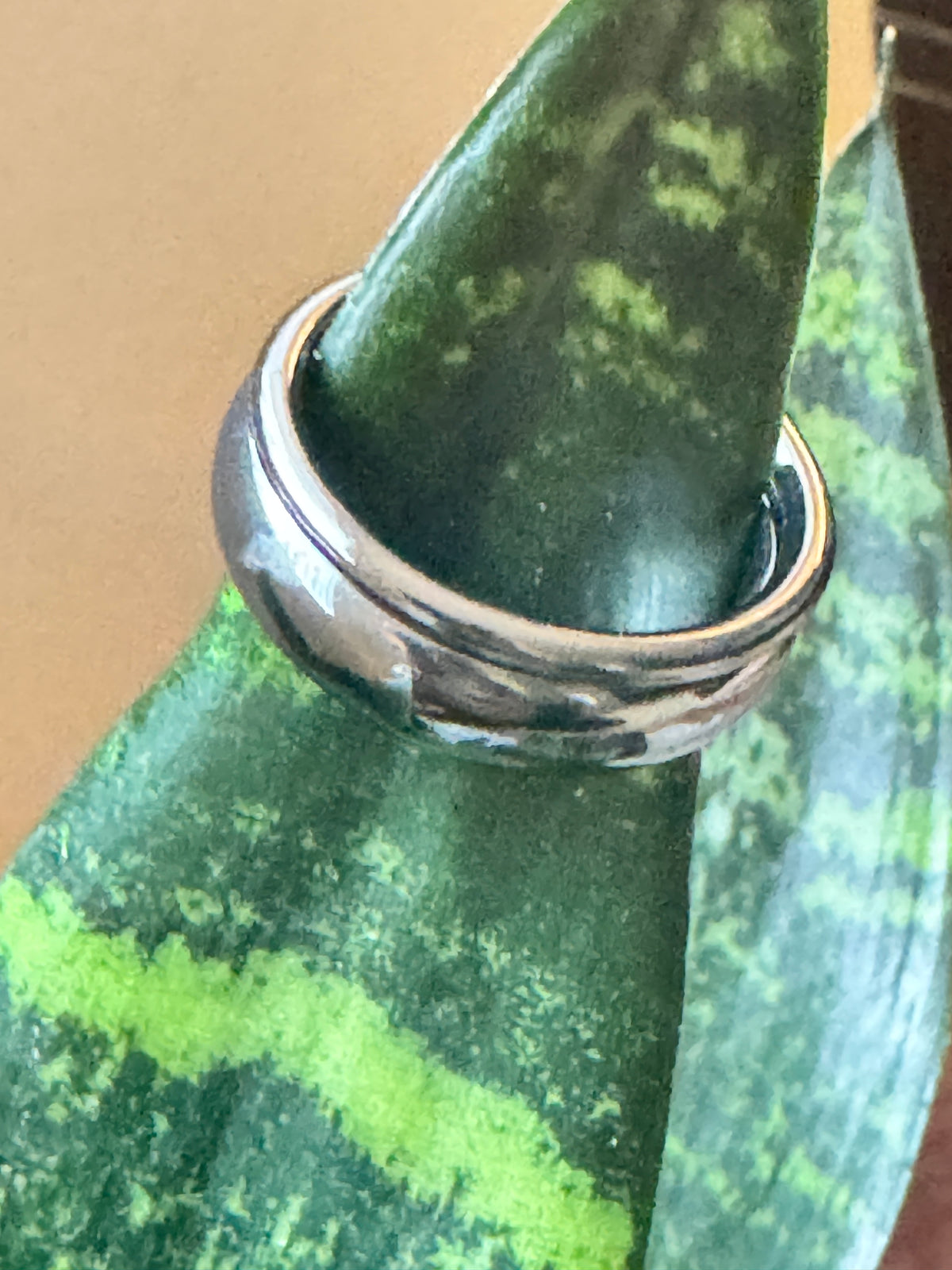 ⚜️ Silver-Tone Band Ring | Domed Polished Classic | Size 9 💗 — photo 3