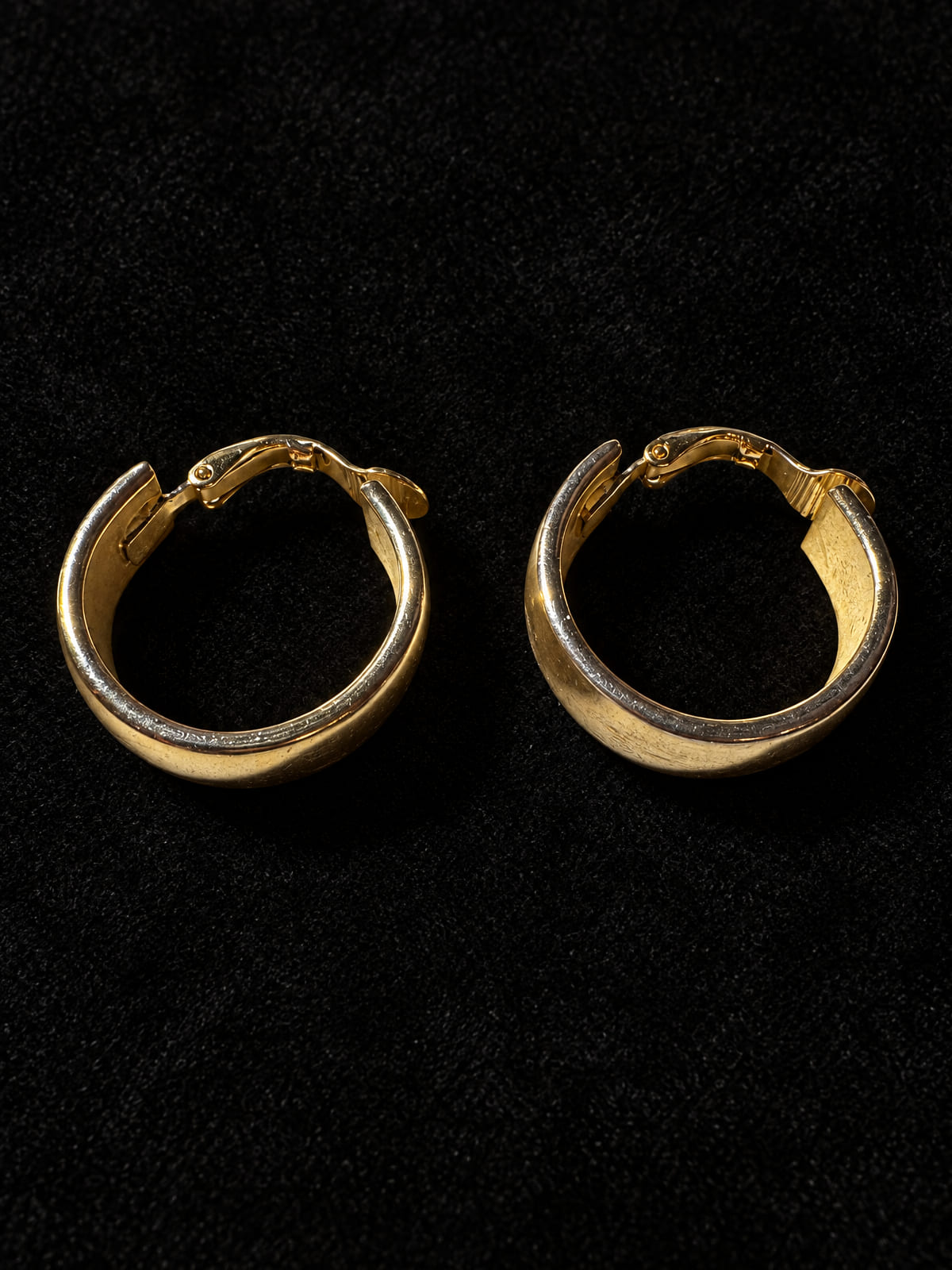 Two-Tone Huggie Hoops · Gold-Tone & Silver-Tone · Hinged