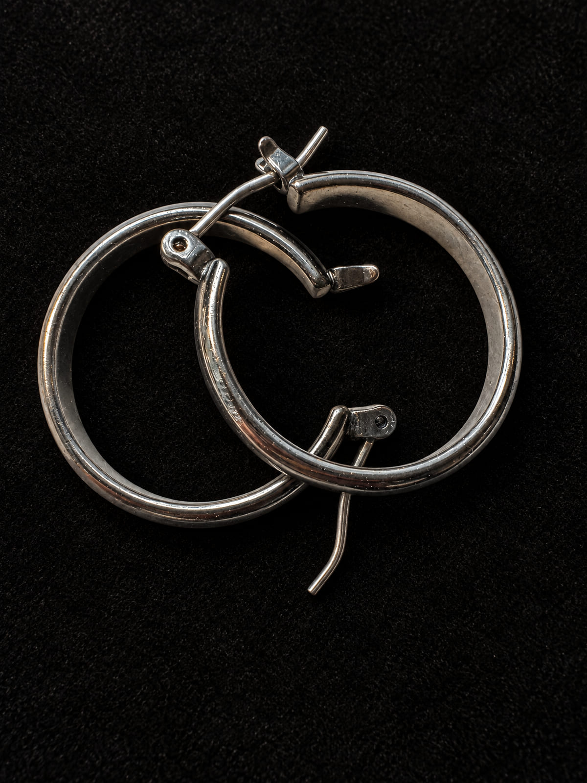 Hoop Earrings · Minimalist · Silver-Tone Tube Hoops